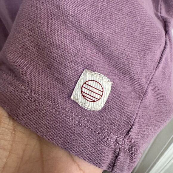 Marine Layer Signature Crew Tee – Fig Purple – Size L/XL - Picture 4 of 9
